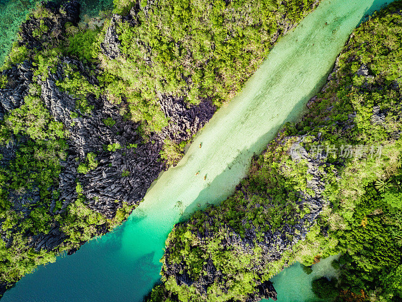 大泻湖El Nido Palawan Miniloc岛菲律宾